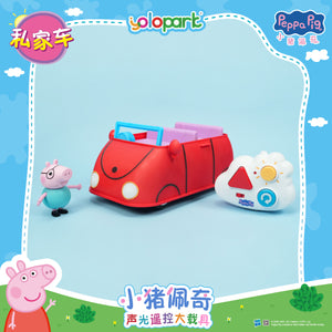 PEPPA PIG - Vehicle Series-Light & Sound RC Vehicle with figure-Family Car