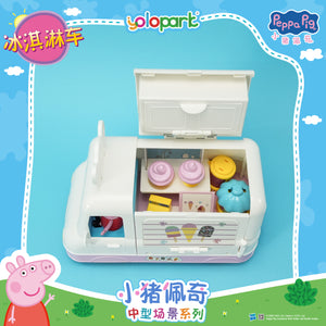 Peppa Pig Playset Series - Mid-size playset series with figure - Ice Cream Truck